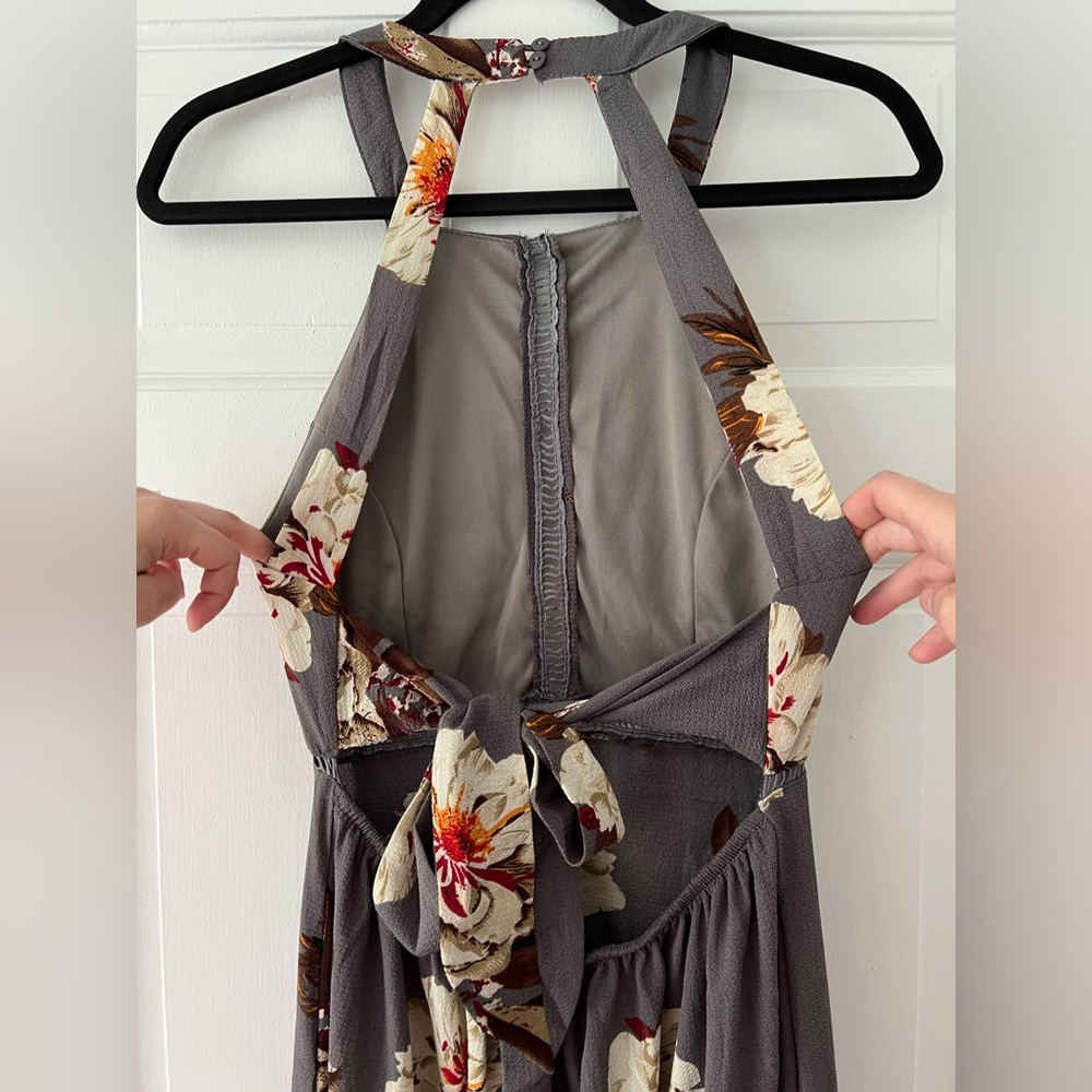 Maxi Dress with Beautiful details and back